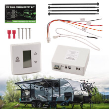 RV Thermostat and Relay Box Kit 3316230.700, 12V DC Single Zone Replacement for Dometic RV Furnace and AC