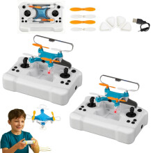 Mini Drone for Kids and Beginners, 2 Pack Toy Quadcopter with LED Lights, Altitude Hold and 360 Flip Fun