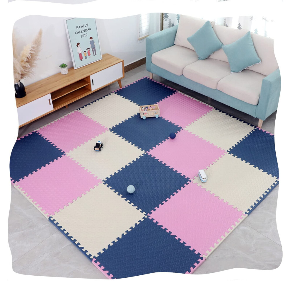 Baby Play Mat 60x60cm NonToxic EVA Foam Puzzle Mat for Toddlers, Soft Cushioned Interlocking Design
