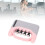 Adjustable Grip Strengthener 13.5x10.5cm Pink 16