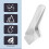 RV Rain Gutter Spouts 4 Piece Left Right Set White Directs Rainwater Away Quick Tool  Install 5