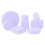 (Purple) Multicolor Geometric Polymer Foam Photography Props NetRed Posing Ornaments 1