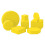 (Yellow) Multicolor Geometric Polymer Foam Photography Props NetRed Posing Ornaments 1