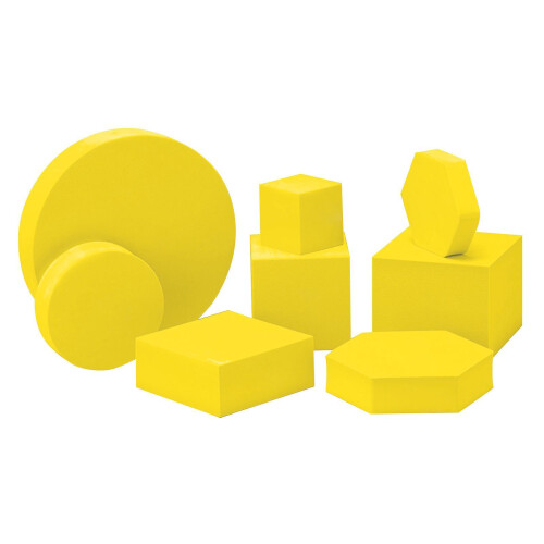(Yellow) Multicolor Geometric Polymer Foam Photography Props NetRed Posing Ornaments