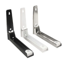 (Stainless steel) Microwave stand with arm, steel microwave stand, wall-mounted microwave stand, wall-mounted microwave shelf (2 pieces)