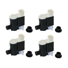 Windshield Washer Pump for Hyundai and Kia – Direct Fit Replacement, Quick Restore Fluid Flow, Black Finish (4 Set)