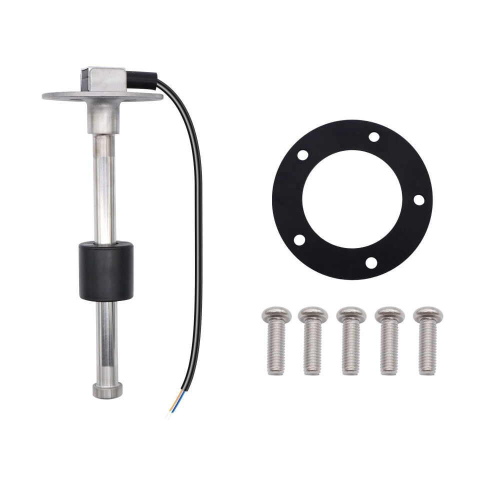 Marine Fuel Sending Unit 0190 Ohm 7 Inch Stainless Steel Boat Fuel Level Sensor CorrosionâResistant 9330225429852