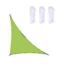(4*4*5.7Meter, green) Right-angled Triangle Sunshade Sail, Waterproof Sunshade And Uv Protection