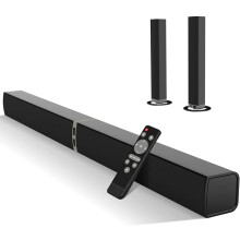 Soundbar for TV, 32 Inch Divisible 2-in-1 Sound bar, Soundbar Bluetooth 5.3 with 3 EQ Modes and 3D Surround Sound, TV Speaker Soundbars