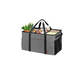 75L Extra Large Utility Tote Bag with Removable Dividers, Waterproof Canvas Travel Duffle