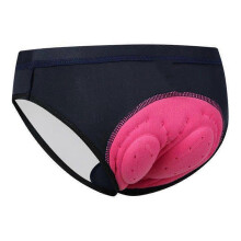 (S, Dark Blue) Women's Durable Padded Biking Panties Moisture-Wicking Riding Undershorts Women Riding Supplies
