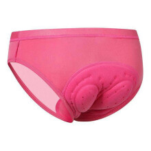 (L, Pink) Women's Durable Padded Biking Panties Moisture-Wicking Riding Undershorts Women Riding Supplies