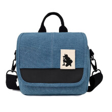 (Blue) Compact Camera Shoulder Bags for DSLR/SLR Cameras, Waterproof Crossbody Bags