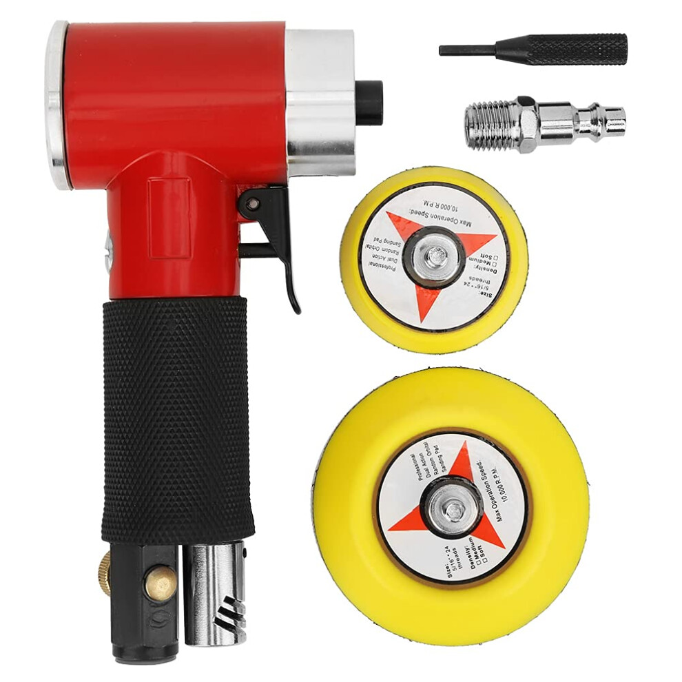 Industrial Air Sander Polisher 2Â3 Inch 15000 Rpm Pneumatic Tool For Metal Wood Automotive Finishing 9330225430124
