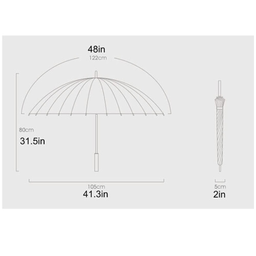 Large Windproof Golf Umbrella with Vented Canopy, Waterproof UV Protection and Ergonomic Handle 1