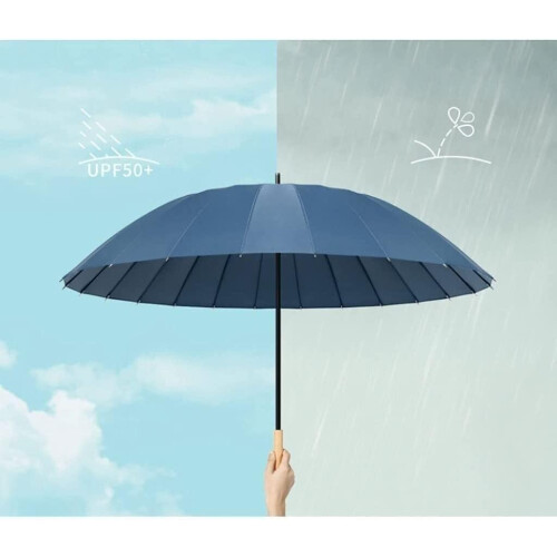Large Windproof Golf Umbrella with Vented Canopy, Waterproof UV Protection and Ergonomic Handle 2