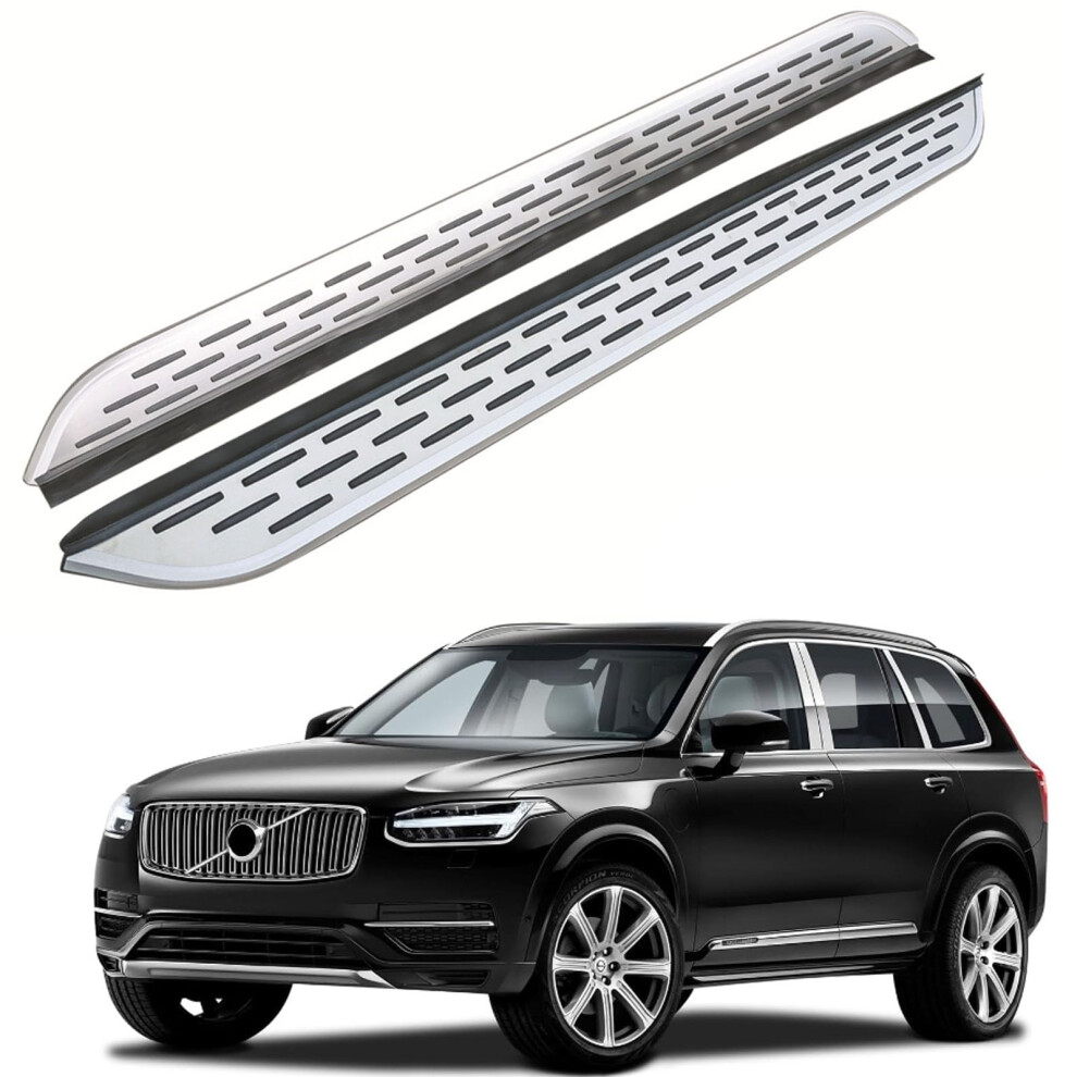 Running Boards For Volvo Xc90 2019Â2026 SlipâResistant Aluminum Side Steps With Brackets, 2 Pcs 9351714576222