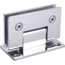 (COLOR 2) Heavy Duty 90 Degree Glass Door Cupboard Showcase Cabinet Clamp Glass Shower Doors Hinge - q36/YY