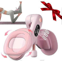 (Pink) Thigh Master Thigh Exerciser For Women, Inner Thigh Exerciser With LED Counting Display, Adjustable Resistance Hip And Pelvis Trainer,Offer
