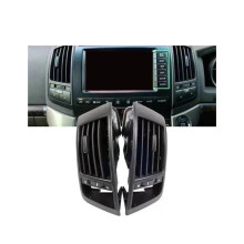 LC200 Center Console Air Vent for Toyota Land Cruiser 200 20082013, ABS Black Dashboard Outlet Replacement