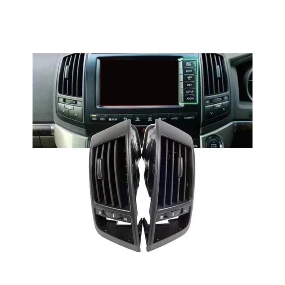 Lc200 Center Console Air Vent For Toyota Land Cruiser 200 20082013, Abs Dashboard Outlet Replacement Black 9351714576482