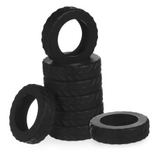 8pcs Thickened Silicone Luggage Wheel Protectors for Suitcase, Shock Absorbing Silent Rolling Sleeves