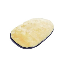 Car Wash Mitt Microfiber Plush Glove 10x6 Inch Soft Boa Wool for Scratch Auto Detailing Black