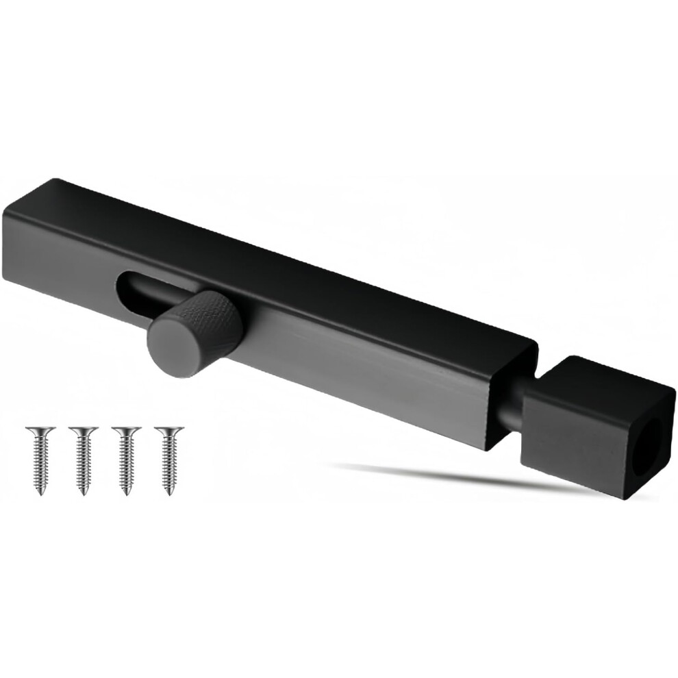 ((8 Inch)) Yao96266 Door Lock Bolts Slide Barrel Door Bolt Security Lock Latch With Screws For Internal Door Shed Bathroom Toilet Shed 4055695006741