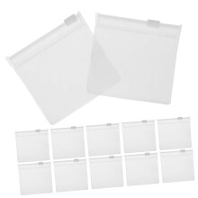 12Pcs Reusable Travel Pouches with Self Sealing Design, Clear EVA Bags for Jewelry and Cosmetics