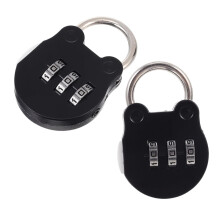 2pcs Cartoon Combination Lock for Luggage and Gym Locker, Keyless Security Travel Padlock