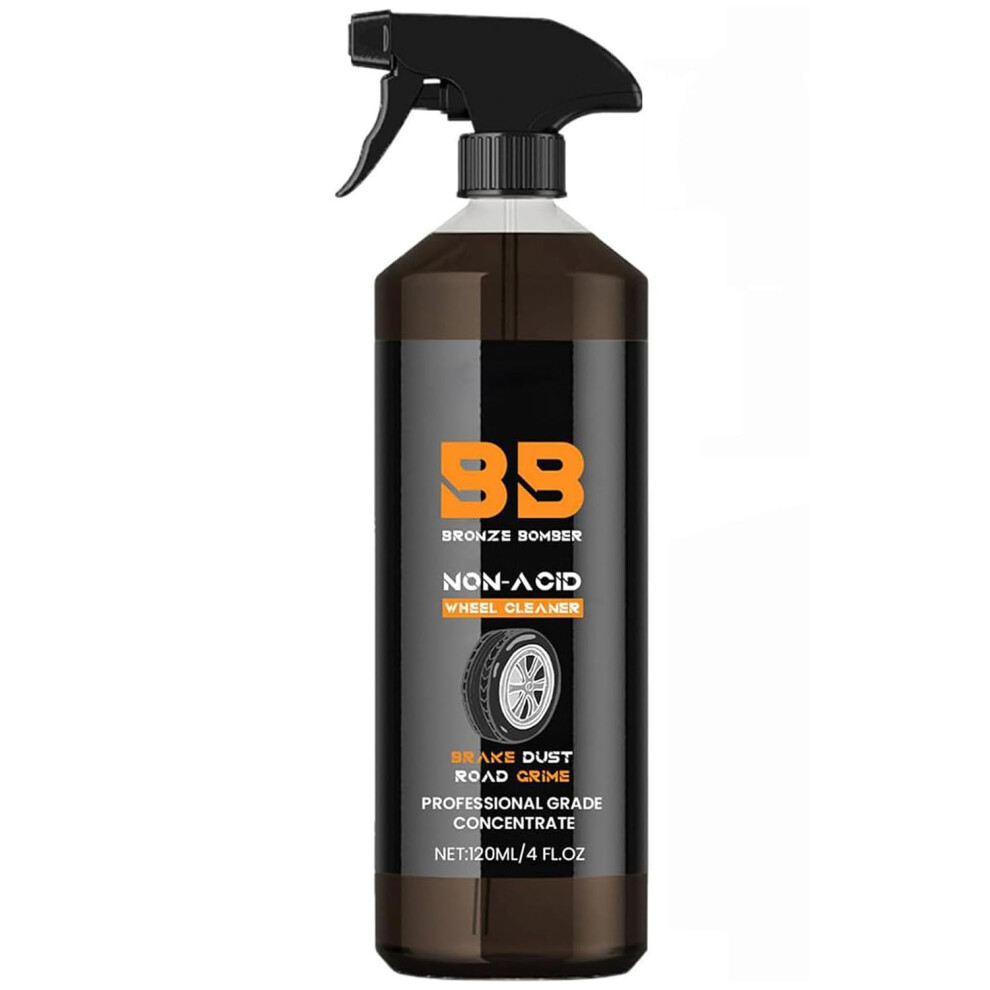 Powerful Non Acid Wheel Cleaner Spray For Alloy And Chrome Wheels, Safe Formula Removes Brake Dust 9330225430889