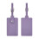 Multipurpose Fastener Suitcase Marker In Flexible PU-Purple 1