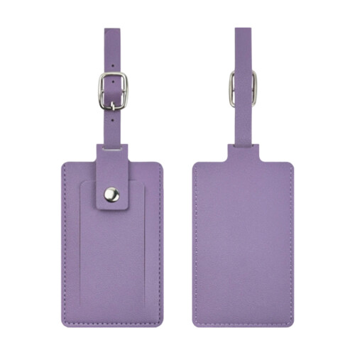 Multipurpose Fastener Suitcase Marker In Flexible PU-Purple