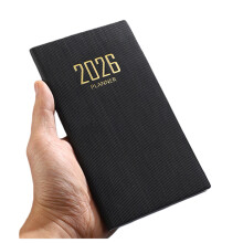 Practical A6 Planner Book With Organized Layout For Daily-Black