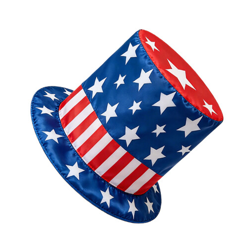 Festival Hight Hat Independence Day Hat Feature US Flag-02