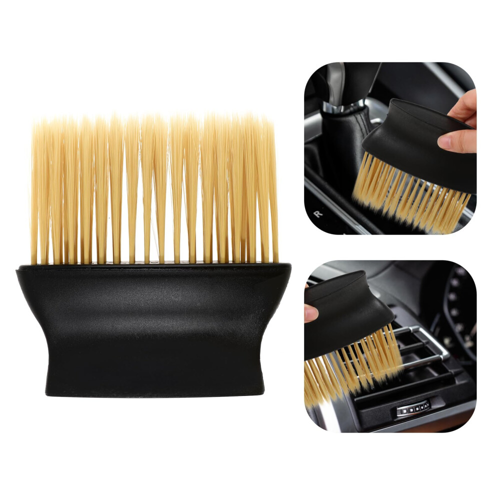Car Detailing Brush With Soft Durable Bristles, Scratch Interior Cleaning Tool For Dashboard And Air Vents 9330225430971
