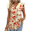 Women's  Blouses, with Ruffle Sleeves, Spring Elegant-Orange M 1
