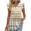 Women's  Blouses, with Ruffle Sleeves, Spring Elegant-Yellow M 1
