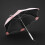 Automatic Folding Windproof Umbrella for Adults, Compact Sunshade with Long Handle, Pink 2