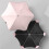 Automatic Folding Windproof Umbrella for Adults, Compact Sunshade with Long Handle, Pink 4