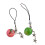 Breloque étoile en forme de pommes miniatures, tendance,-Vert 2