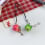 Breloque étoile en forme de pommes miniatures, tendance,-Vert 5