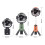 Open Air Rechargeable Fan With Strong ABS Frame Extended-Orange 5