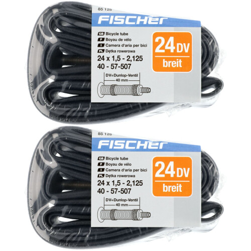 Fischer 2x Schlauch 24 Breit 40/57-507 DV 1