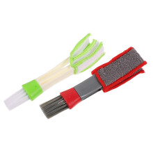 DoubleEnded Car Air Vent Cleaner Brush with Soft Bristles Mini Duster for Interior Detailing