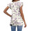 Women's  Blouses, with Ruffle Sleeves, Spring Elegant-Black M 4