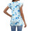 Women's  Blouses, with Ruffle Sleeves, Spring-Sky Blue M 5