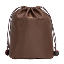 Nylon Purse Organizer Insert for Bucket Bag, Large Capacity Drawstring Inner Liner, Easy Clean