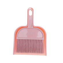 Mini Broom and Dustpan Set for Home and Pet Hair Cleaning, Compact Desk Brush Combo