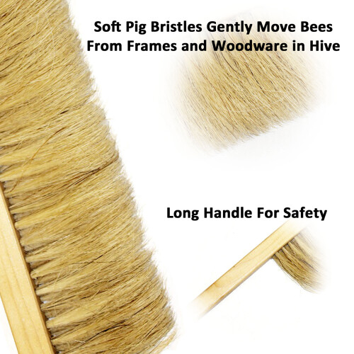 Beekeeping Bee Brush Soft Bristle Hive Brush 2